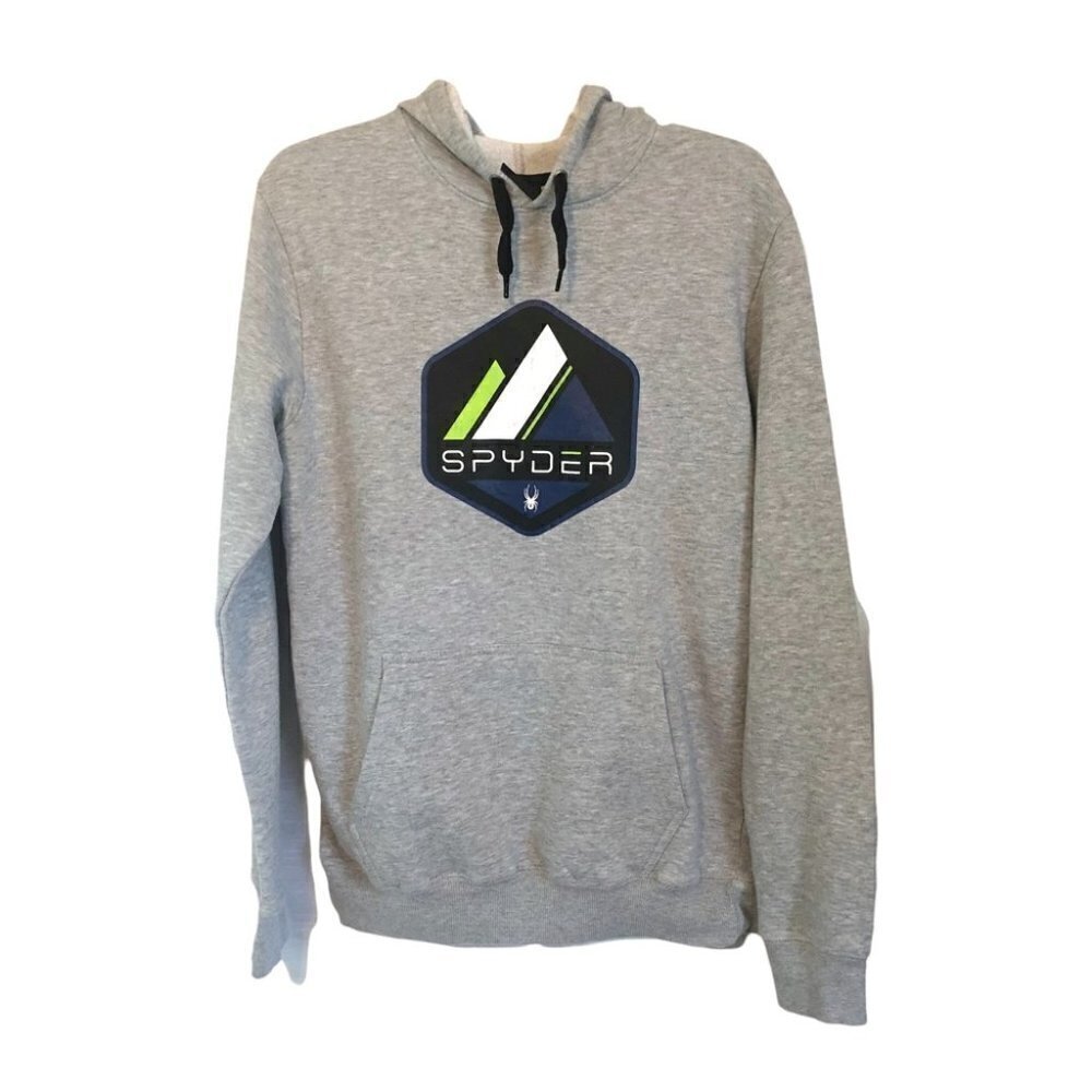 Spider Grey Hoodie  Adult Med